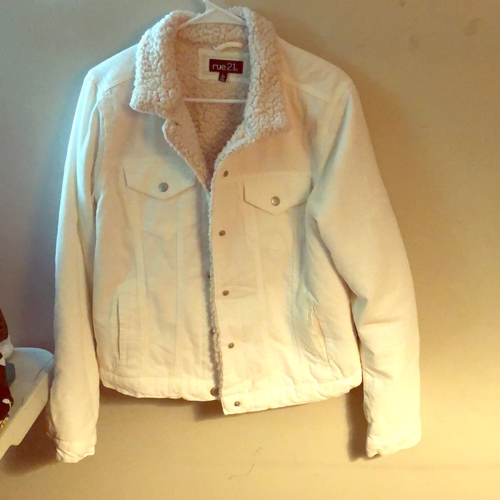 Rue 21 Sherpa-lined Corduroy Jacket